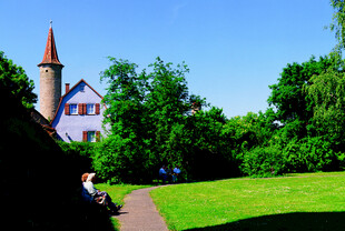 德国欧式庭院中的休闲景致