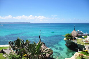 美丽海滨风光 碧海蓝天