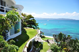 海边奢华别墅景观