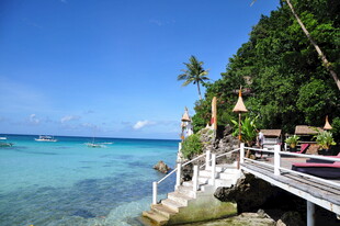 美丽海滨栈桥风光