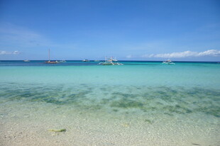 清澈海景 迷人浅滩风光