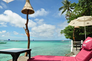 海边舒适休闲度假场景