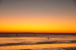 海边绝美日落景致