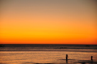 海边日落美景 静谧时光