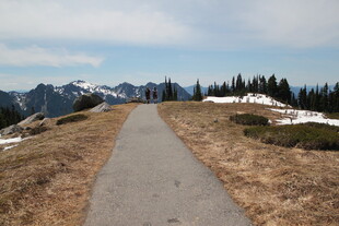 山间小径通往远方美景