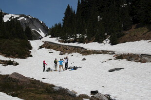 雪山徒步者的精彩之旅