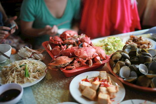 丰盛海鲜美食盛宴