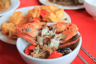 美味海鲜拼盘诱人呈现