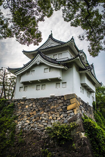 日本日式古建筑 典雅屋顶景观