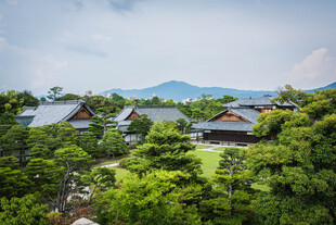 日本日式村落风景