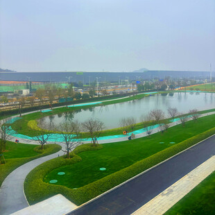 城市河畔美丽景观