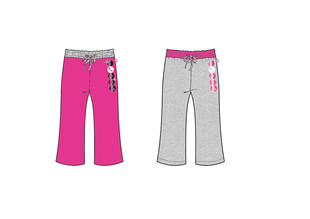 儿童时尚长裤展示