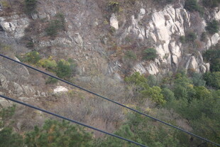 泰山山间索道景观