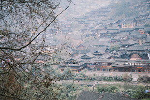 山间村落景致