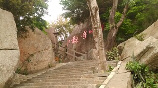 三亚山间石阶 自然清幽之景