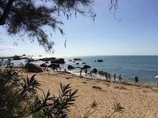 三亚海滨沙滩美景