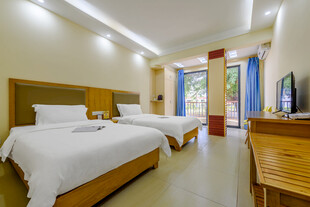 三亚温馨整洁的双人酒店客房