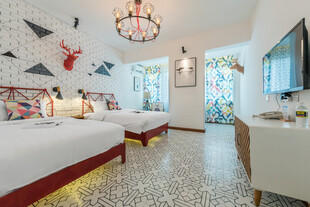 三亚童趣主题卧室 缤纷可爱空间