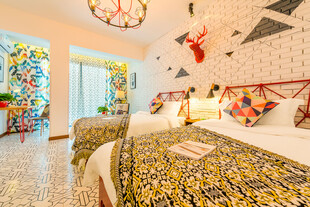 三亚多彩异域风卧室装饰展示