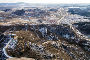三亚冬日长城俯瞰壮丽景观