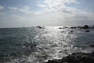 三亚海边日落美景