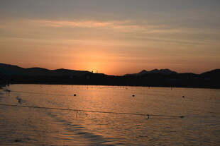 三亚海边日落美景