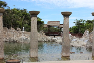 三亚古典水景景观建筑