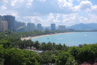 三亚海滨城市美丽风光