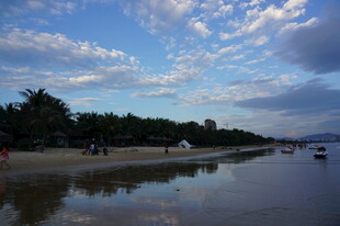 三亚海滨黄昏美景