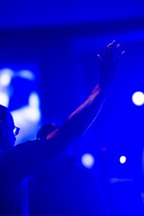 舞台上的激情表演