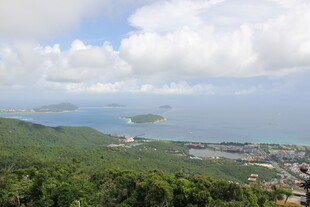 三亚山海相依的美丽自然风光