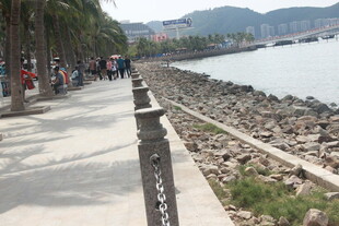 三亚海滨步道风景