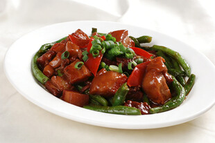 豆角烧肉