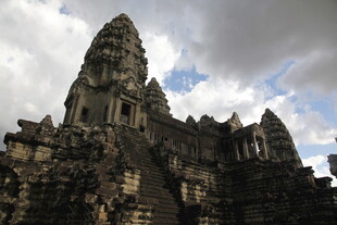 吴哥窟古建筑壮丽景观