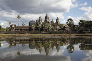 吴哥窟倒影美景