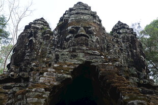 吴哥窟神秘石像