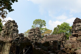 古老神秘的柬埔寨寺庙遗迹