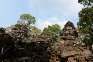 古老神秘的柬埔寨寺庙遗迹