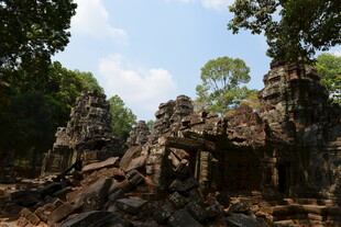 古老神秘的柬埔寨寺庙遗迹