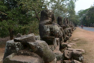 吴哥窟石像遗迹