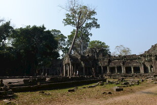 古老柬埔寨寺庙遗址