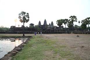 吴哥窟古老建筑景观