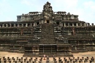 吴哥窟宏伟建筑景观