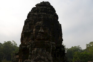 吴哥窟神秘石像