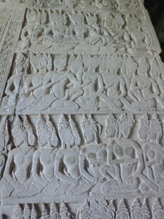 古代石刻浮雕图案