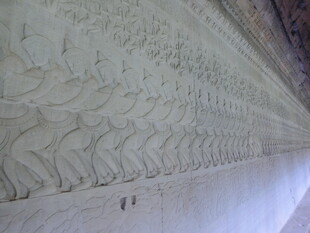 墙面精美浮雕装饰细节