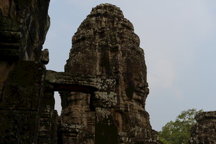 吴哥窟神秘石像景观