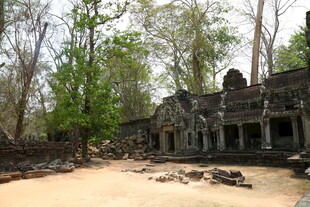 古老柬埔寨寺庙遗址