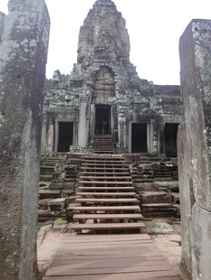 古老吴哥窟建筑景观