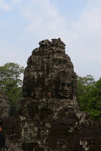 吴哥窟古老石像